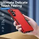 Samsung Galaxy A57 Hoesje Schokbestendige Hardcase Back Cover Rood afbeelding 2