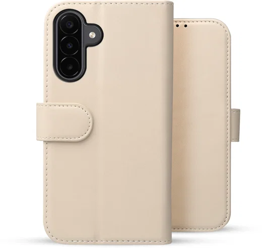 Rosso Element Modern Samsung Galaxy A18 Hoesje Book Case Wallet Beige afbeelding 2