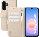 Rosso Element Modern Samsung Galaxy A18 Hoesje Book Case Wallet Beige