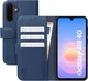 Rosso Element Modern Samsung Galaxy A18 Hoesje Book Case Wallet Blauw