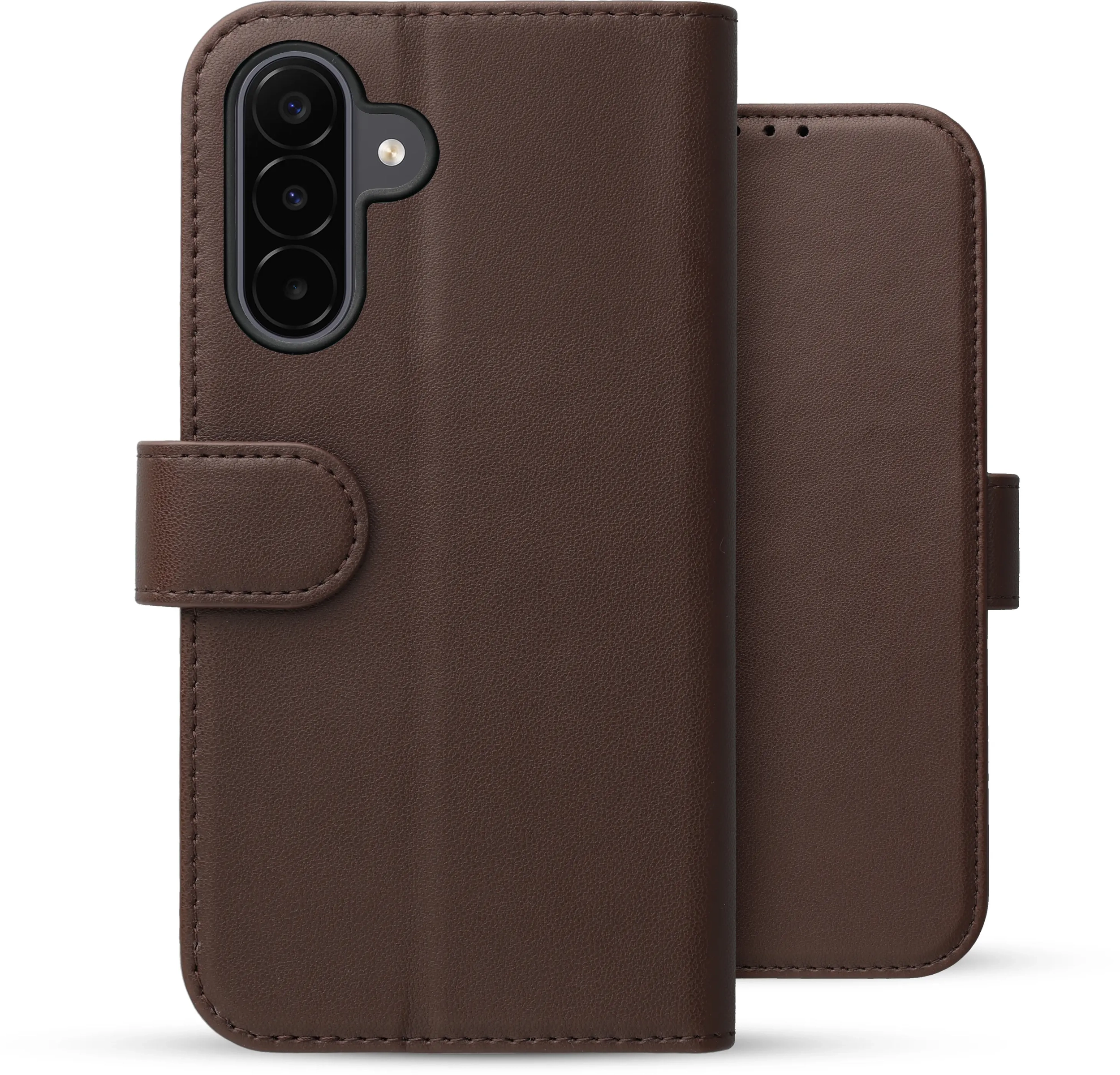 Rosso Element Modern Samsung Galaxy A18 Hoesje Book Case Wallet Bruin afbeelding 2