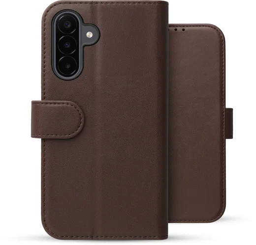 Rosso Element Modern Samsung Galaxy A18 Hoesje Book Case Wallet Bruin afbeelding 2