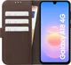 Rosso Element Modern Samsung Galaxy A18 Hoesje Book Case Wallet Bruin afbeelding 3