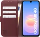 Rosso Element Modern Samsung Galaxy A18 Hoesje Book Case Wallet Burgundy afbeelding 3