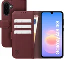 Rosso Element Modern Samsung Galaxy A18 Hoesje Book Case Wallet Burgundy