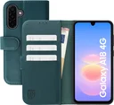 Rosso Element Modern Samsung Galaxy A18 Hoesje Book Case Wallet Groen