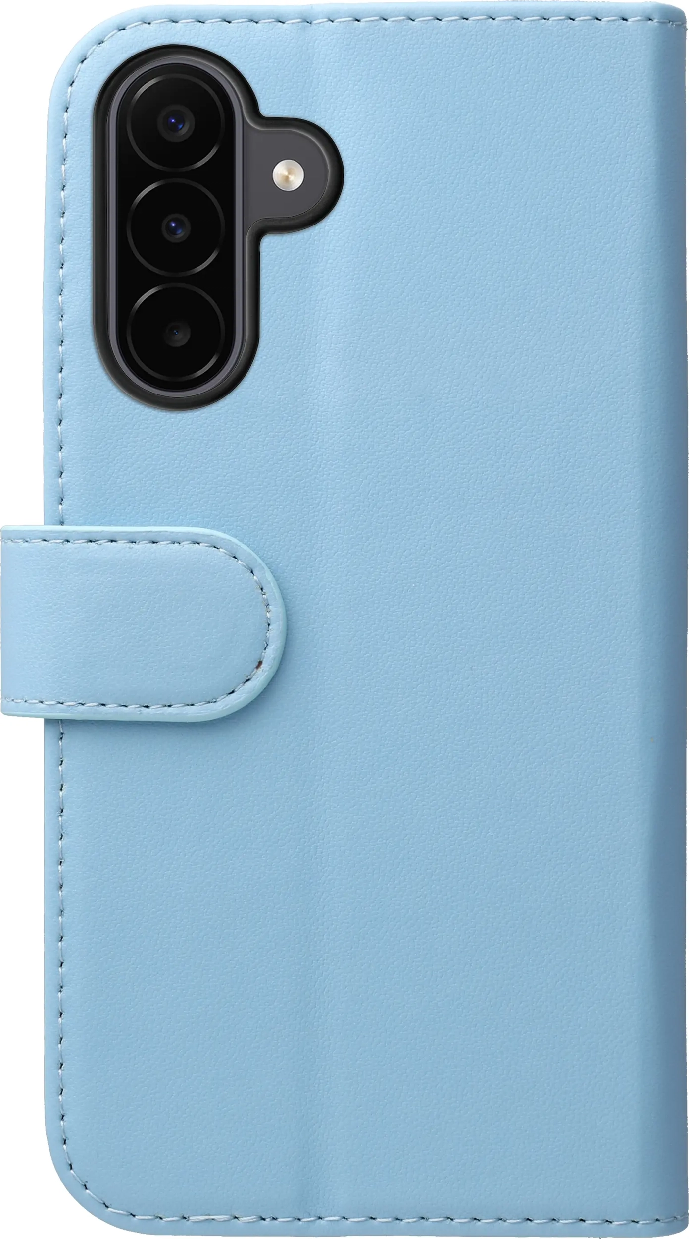 Rosso Element Modern Samsung Galaxy A18 Hoesje Book Case Wallet Licht Blauw afbeelding 4