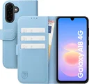 Rosso Element Modern Samsung Galaxy A18 Hoesje Book Case Wallet Licht Blauw