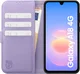 Rosso Element Modern Samsung Galaxy A18 Hoesje Book Case Wallet Paars afbeelding 3