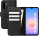 Rosso Element Modern Samsung Galaxy A18 Hoesje Book Case Wallet Zwart