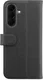 Rosso Deluxe Samsung Galaxy A18 Hoesje Echt Leer Book Case Zwart afbeelding 11
