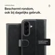 Rosso Element Samsung Galaxy A18 Hoesje Book Case Wallet Zwart afbeelding 3