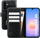 Rosso Element Samsung Galaxy A18 Hoesje Book Case Wallet Zwart