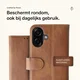 Rosso Element Samsung Galaxy A08 Hoesje Book Case Wallet Bruin afbeelding 3