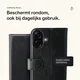 Rosso Element Samsung Galaxy A08 Hoesje Book Case Wallet Zwart afbeelding 3