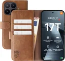 Rosso Element Xiaomi 17T Hoesje Book Case Wallet Bruin