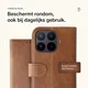 Rosso Element Xiaomi 17T Hoesje Book Case Wallet Bruin afbeelding 3