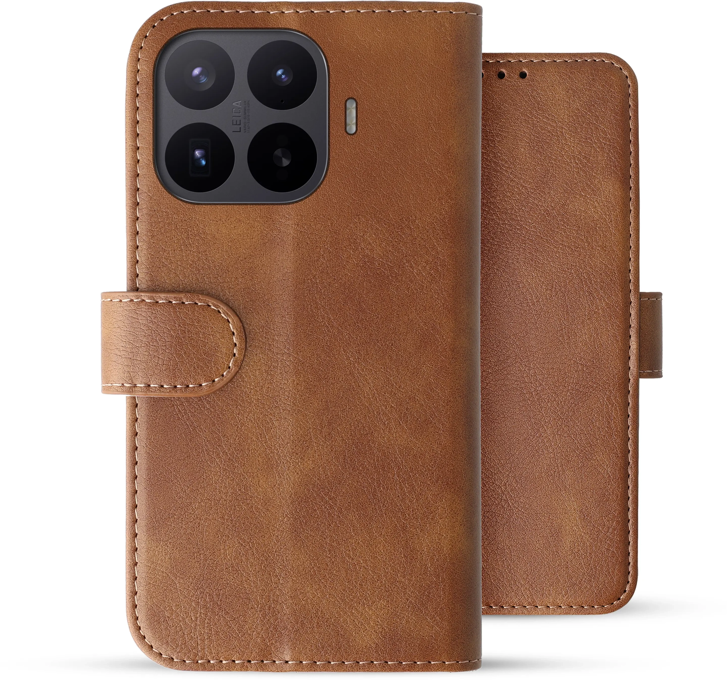 Rosso Element Xiaomi 17T Hoesje Book Case Wallet Bruin afbeelding 2