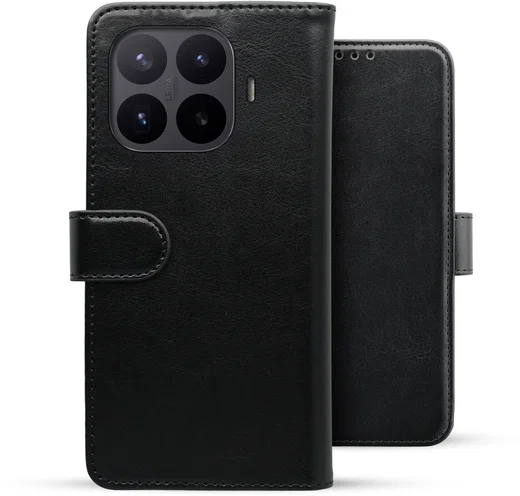 Rosso Element Xiaomi 17T Hoesje Book Case Wallet Zwart afbeelding 2