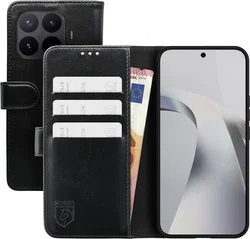 Rosso Element Xiaomi 17T Pro Hoesje Book Case Wallet Zwart afbeelding