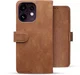 Rosso Element Oppo Reno 16 Hoesje Book Case Wallet Bruin afbeelding 2