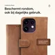 Rosso Element Oppo Reno 16 Hoesje Book Case Wallet Bruin afbeelding 3