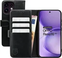 Rosso Element Oppo Reno 16 Hoesje Book Case Wallet Zwart