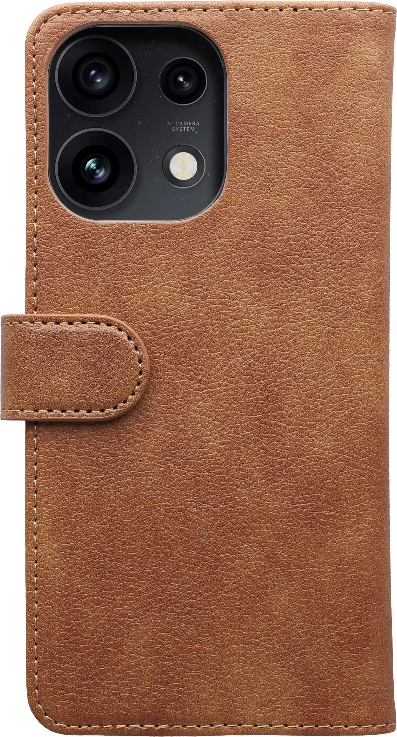 Rosso Element Oppo Reno 16 F Hoesje Book Case Wallet Bruin afbeelding 15