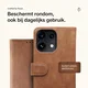 Rosso Element Oppo Reno 16 F Hoesje Book Case Wallet Bruin afbeelding 3