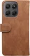 Rosso Element Motorola G47 Hoesje Book Case Wallet Bruin afbeelding 15