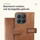 Rosso Element Motorola G47 Hoesje Book Case Wallet Bruin afbeelding 3