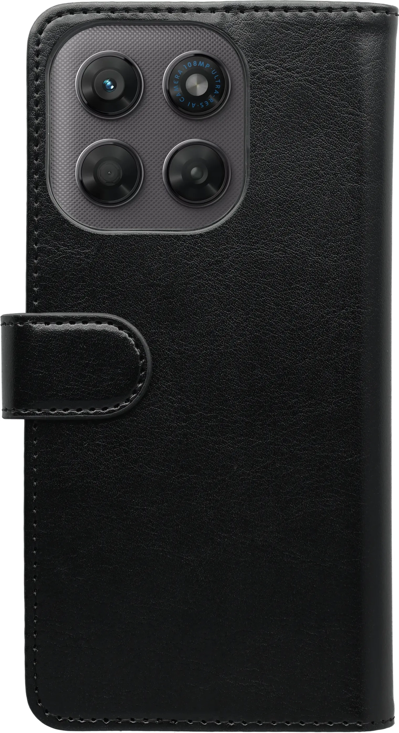 Rosso Element Motorola G47 Hoesje Book Case Wallet Zwart afbeelding 16