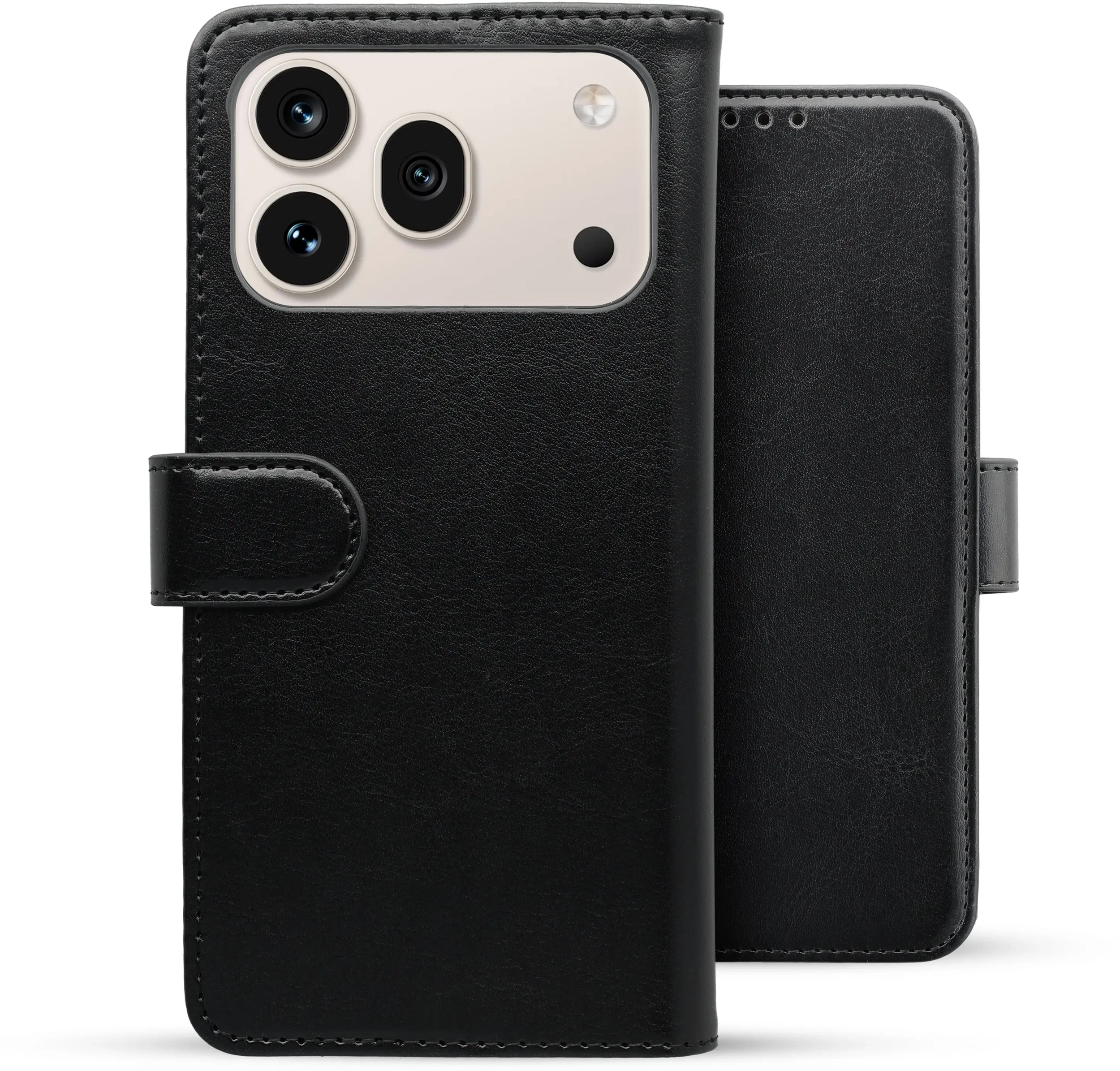 Rosso Element Honor 600 Hoesje Book Case Wallet Zwart afbeelding 2