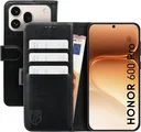 Rosso Element Honor 600 Pro Hoesje Book Case Wallet Zwart