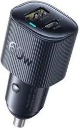 Baseus PrimeTrip VP2 60W USB / USB-C Autolader Zwart afbeelding