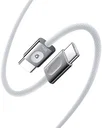 Baseus Frostcore USB-C naar USB-C Gevlochten Kabel 100W Fast Charge 1,2M Wit