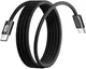 Baseus Frostcore USB-C naar USB-C Gevlochten Kabel 100W Fast Charge 1,2M Zwart afbeelding 2