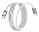 Baseus Frostcore USB-C naar USB-C Gevlochten Kabel 100W Fast Charge 2M Wit afbeelding 2