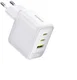 Baseus EnerFill FE22 GaN Snellader 70W 2x USB-C + USB-A  USB Oplader wit afbeelding 5