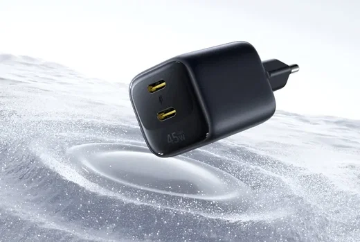 Baseus EnerFill FE22 45W GaN Dual USB-C Fast Charge Adapter Zwart afbeelding 6