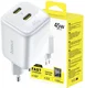 Baseus EnerFill FE22 45W GaN Dual USB-C Fast Charge Adapter Wit afbeelding 8