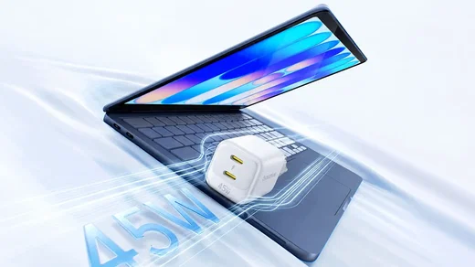 Baseus EnerFill FE22 45W GaN Dual USB-C Fast Charge Adapter Wit afbeelding 3