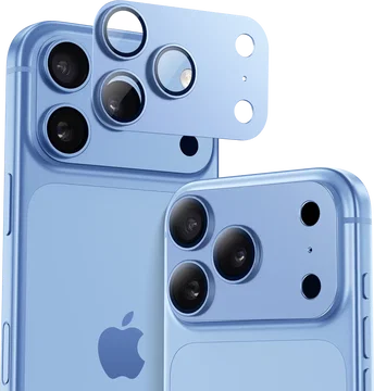 Buddi Focus Apple iPhone 18 Pro Full Camera Protector Matched Blauw