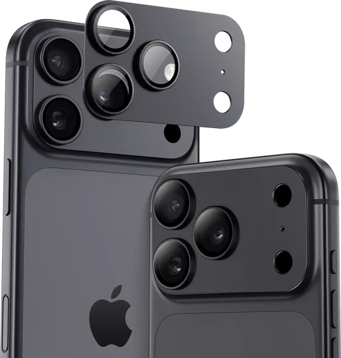 Buddi Focus Apple iPhone 18 Pro Max Full Camera Protector Matched Zwart afbeelding 1
