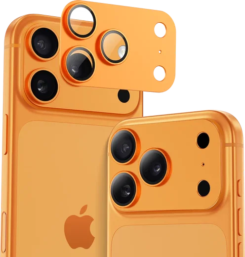 Buddi Focus Apple iPhone 17 Pro Full Camera Protector Matched Oranje afbeelding 1