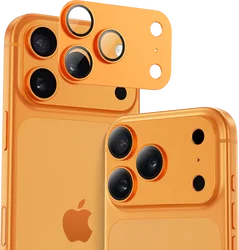Buddi Focus Apple iPhone 17 Pro Full Camera Protector Matched Oranje afbeelding