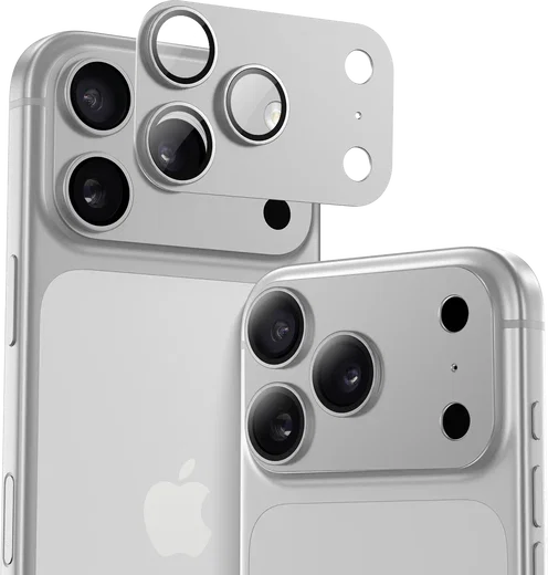 Buddi Focus Apple iPhone 17 Pro Max Full Camera Protector Matched Zilver afbeelding 1