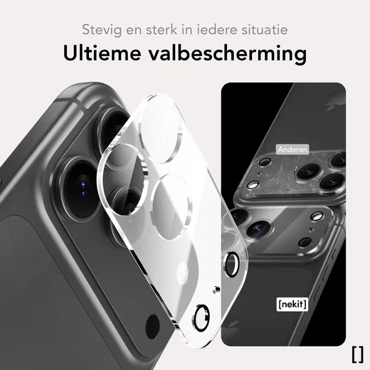 NEKIT Prism Apple iPhone 18 Pro Max Camera Lens Protector Transparant afbeelding 2