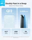 Anker Nano 5.000 mAh MagGo Draadloze MagSafe / Qi2 Powerbank Reisformaat Blauw afbeelding 2