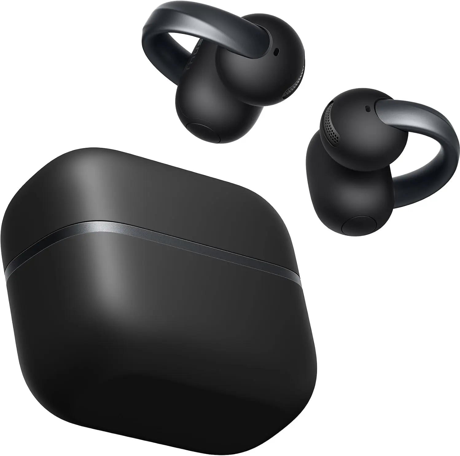 Anker Soundcore AeroClip 2 Draadloze Open-Ear Oordopjes met Clip-on Design Zwart afbeelding 1